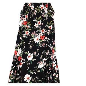 Hawaiian Black Cocktail Dress